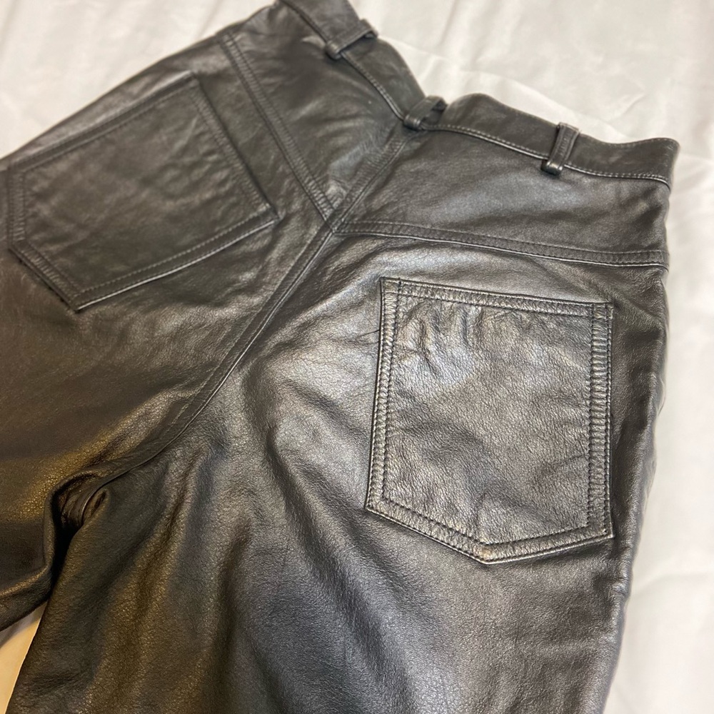 Vintage Leather Pants. Great condition. 27 inch inseam.